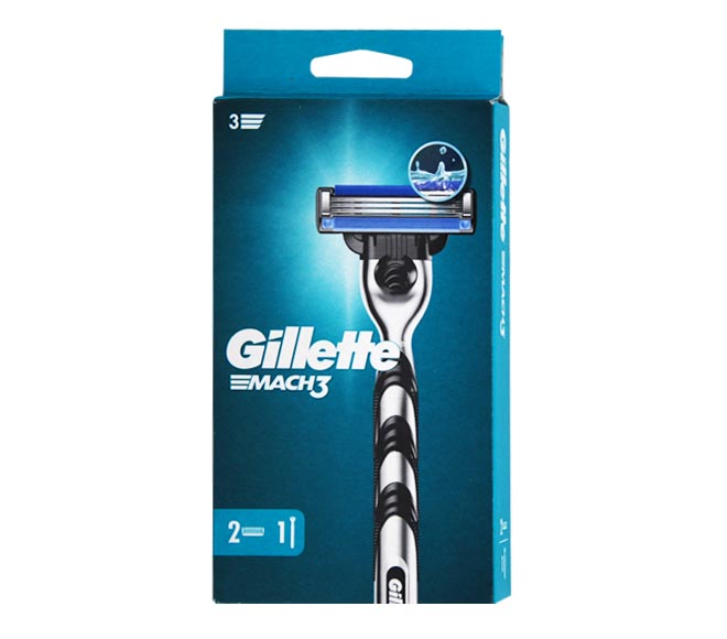 GILLETTE Mach 3 razor with 2 blades