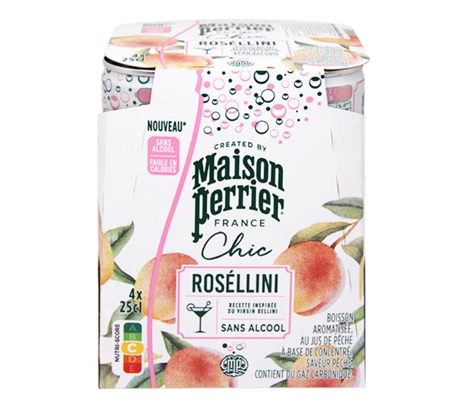 MAISON PERRIER Chic non-alcoholic coctail 4x250ml – Roselini