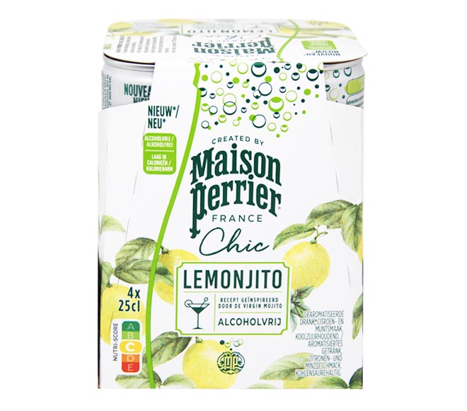 MAISON PERRIER Chic non-alcoholic coctail 4x250ml – Lemonjito
