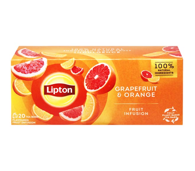 tea LIPTON (20pcs) 34g – Fruit Infusion Grapefruit & Orange