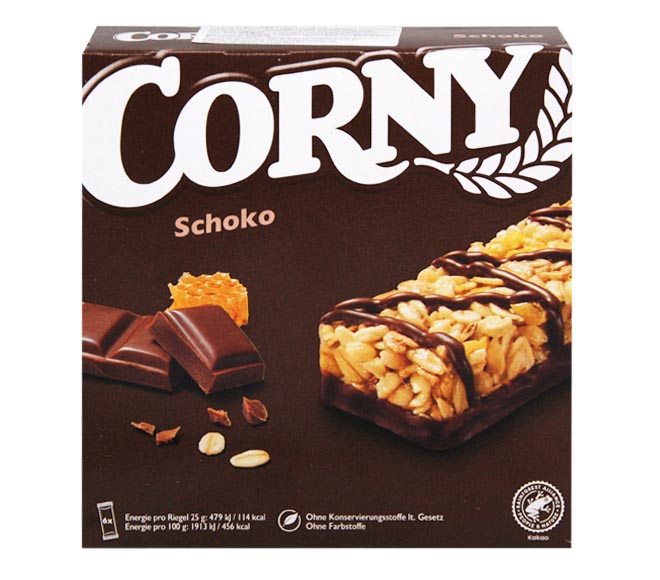 CORNY bars 6X25g – Chocolate