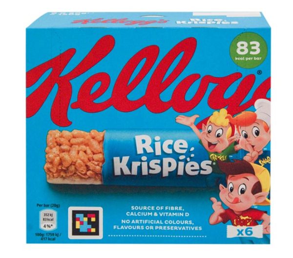 KELLOGGS bars Rice Krispies 6X20g