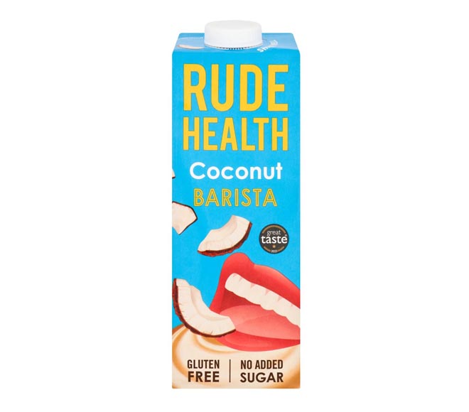RUDE HEALTH Barista dairy free organic Coconut Drink milk 1L