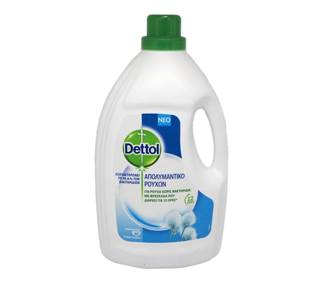 DETTOL laundry sanitizer 2.5L –  fresh cotton