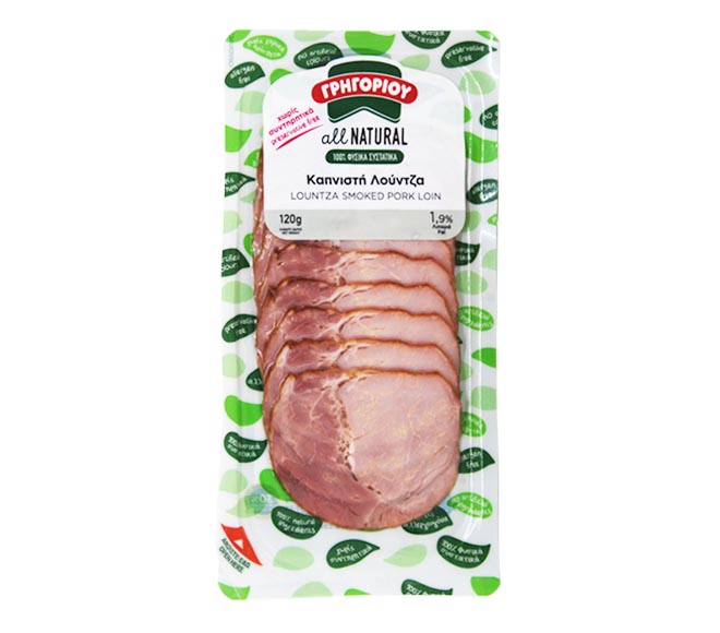 GREGORIOU All Natural smoked pork loin 120g