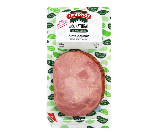 GREGORIOU All Natural roasted ham 120g