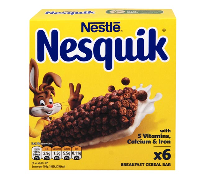 NESTLE NESQUIK bars milky layer 6x25g