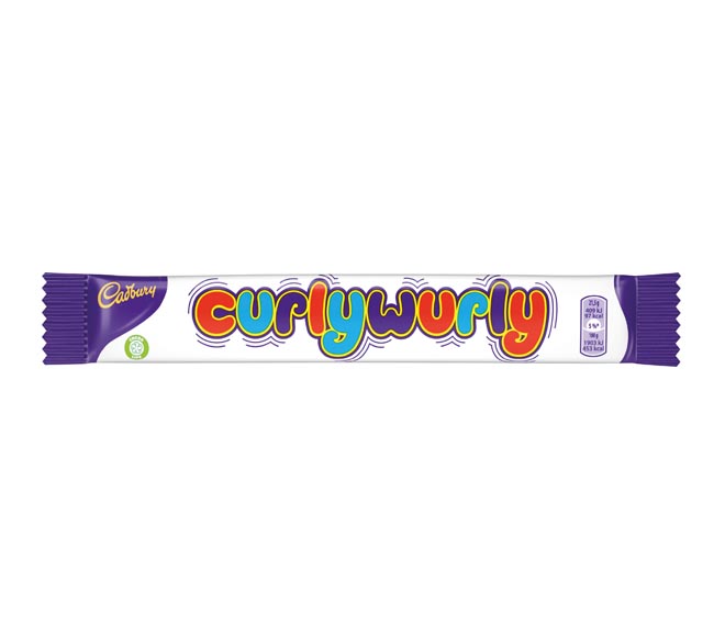CADBURY chocolate Curlywurly 21.5g