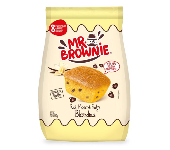 MR. BROWNIE Blondies Brownies 200g – Chocolate Chips