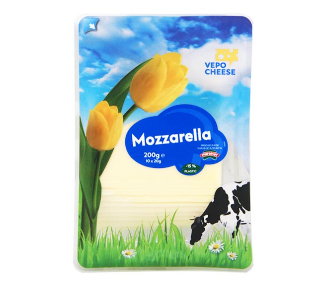 cheese VEPO mozzarella slices 200g