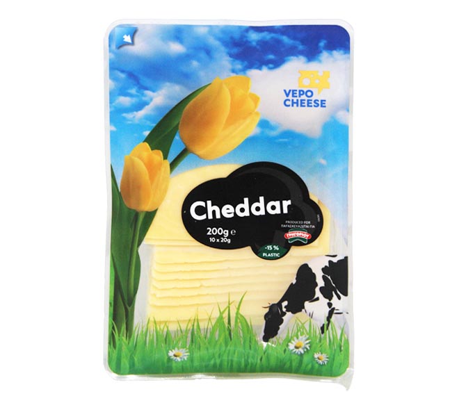 cheese VEPO cheddar slices 200g