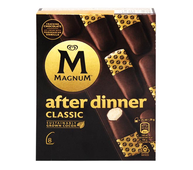 ice cream MAGNUM 350ml – after dinner 8 pieces (8X35ml) – Classic