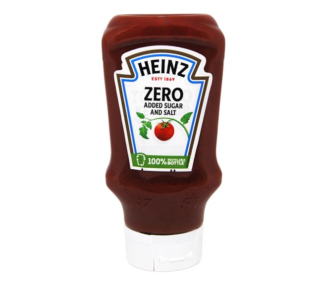 ketchup HEINZ Zero 425g – no added sugar and salt