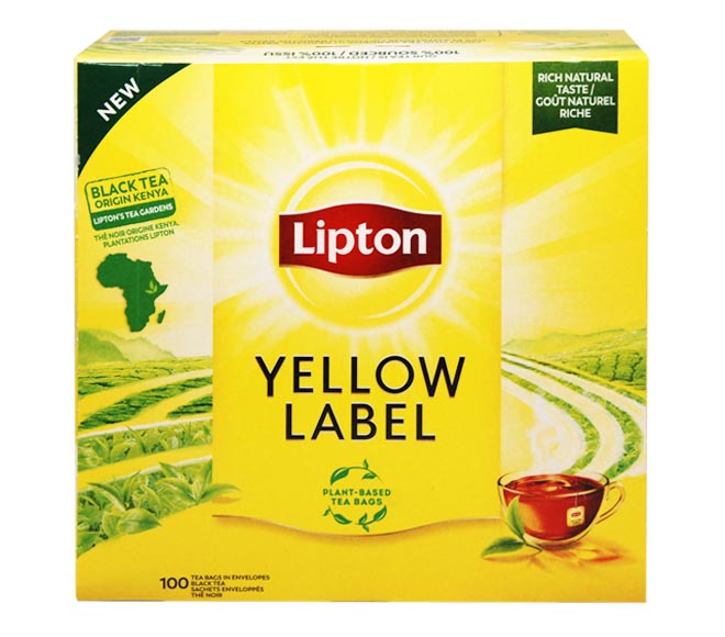 tea LIPTON yellow label (100pcs) 150g