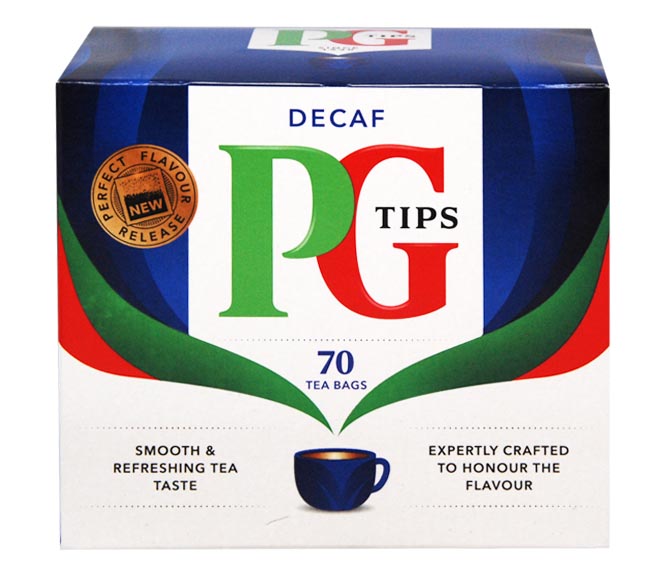 tea PG Tips DECAF teabags pyramid (70pcs) 203g