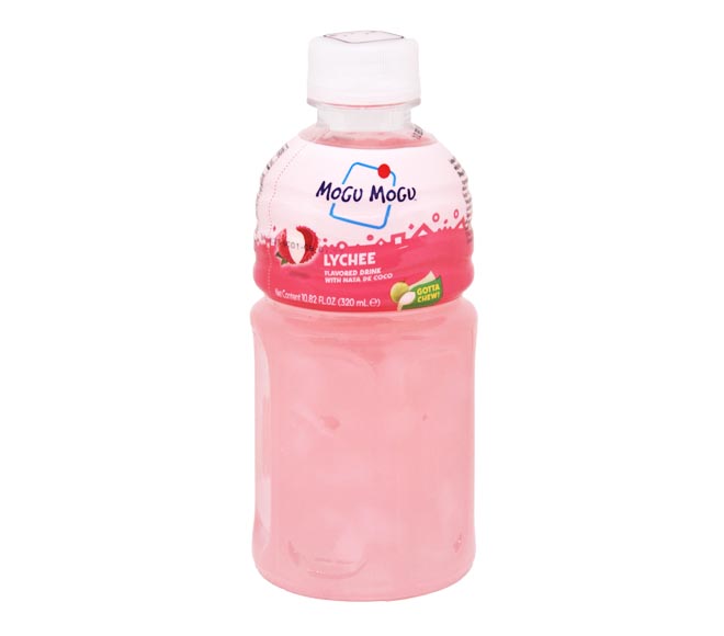 pet MOGU MOGU flavored drink with nata de coco 320ml – Lychee