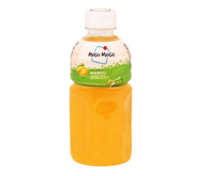 pet MOGU MOGU flavored drink with nata de coco 320ml – Mango