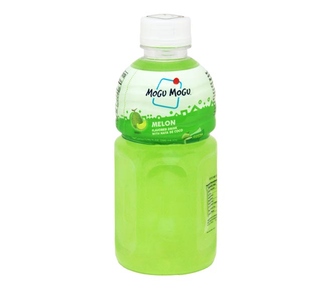 pet MOGU MOGU flavored drink with nata de coco 320ml – Melon