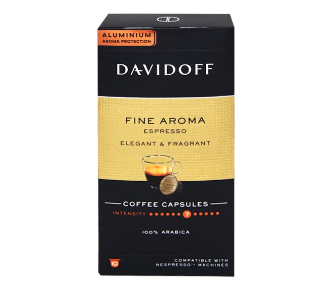 DAVIDOFF Fine Aroma Espresso 55g – (10 caps – intensity 7)