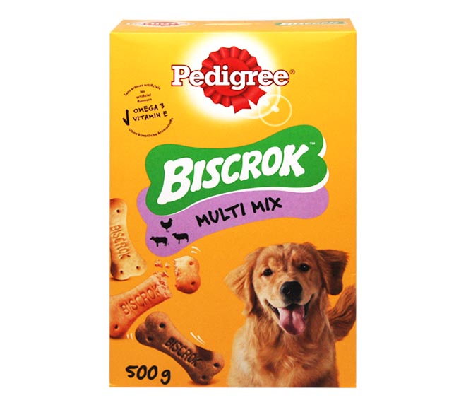 dog PEDIGREE biscrok multy mix bones 500g