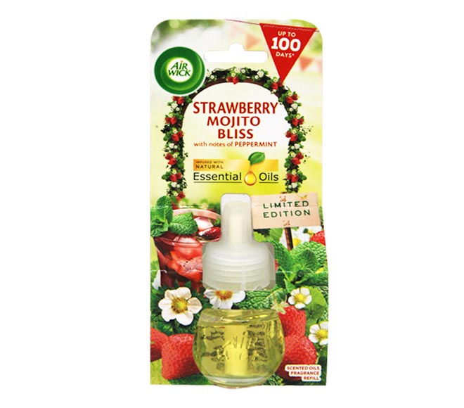 AIR WICK diffuser refill essential oils 19ml – Strawberry Mojito Bliss