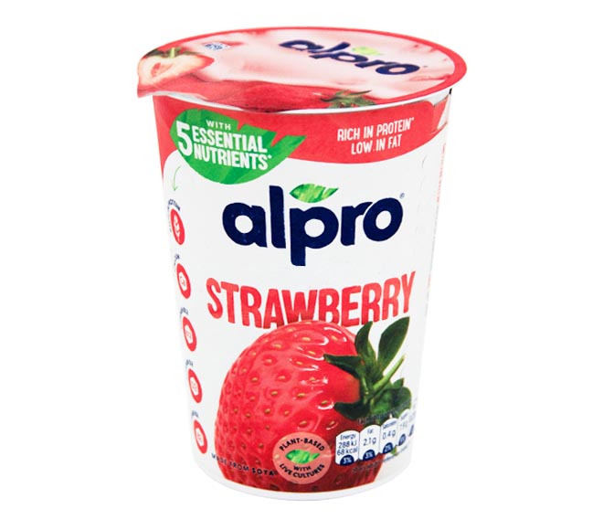 yogurt ALPRO dairy free 500g – with Strawberry