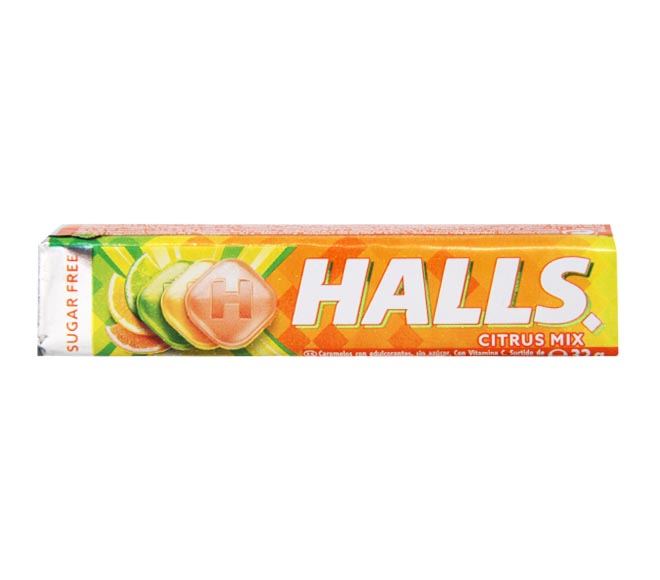 HALLS citrus mix flavour 32g – sugar free