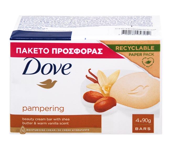 DOVE soap bar with shea 4x90g