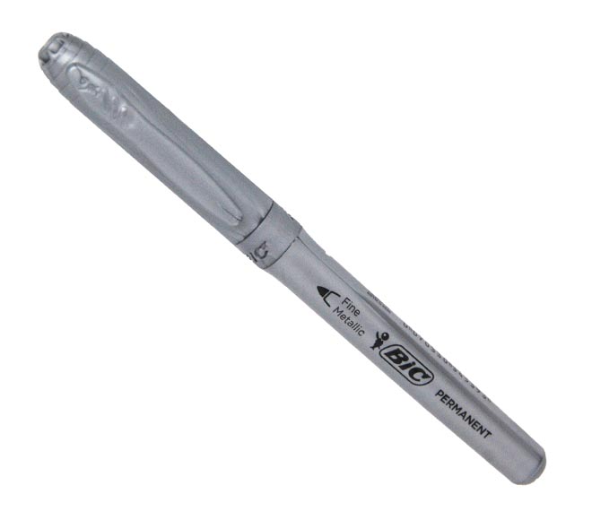 marker BIC permanent – Platinum Silver