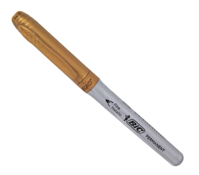 marker BIC permanent – Yellow Gold