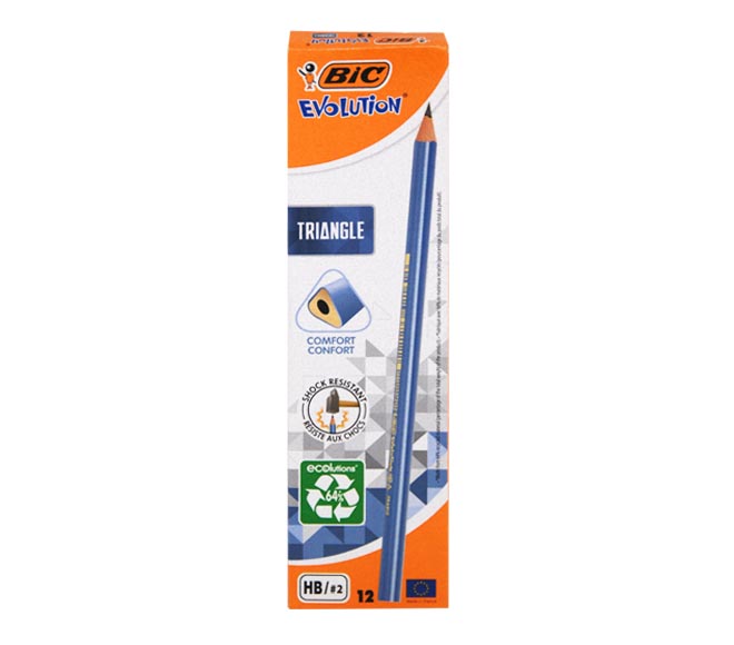 pencils BIC Evolution Triangle HB/2 X 12pcs