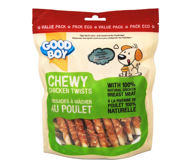 dog GOOD BOY chewy chicken twists 320g