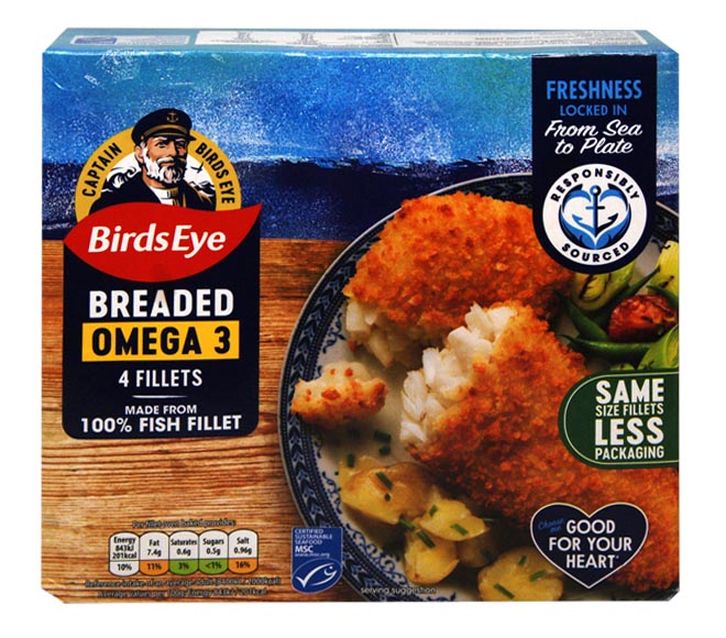 BIRDS EYE battered fish fillet 400g