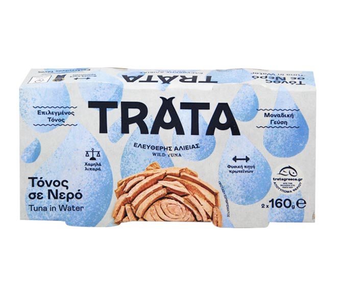 TRATA tuna in water 2x160g