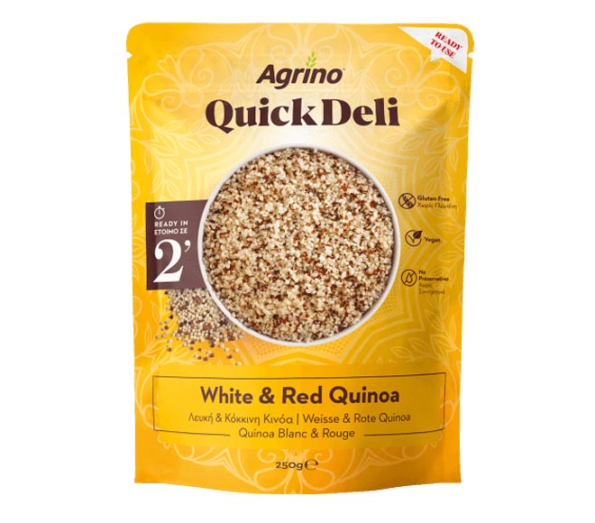 AGRINO Quick Deli white & red quinoa ready 2min 250g