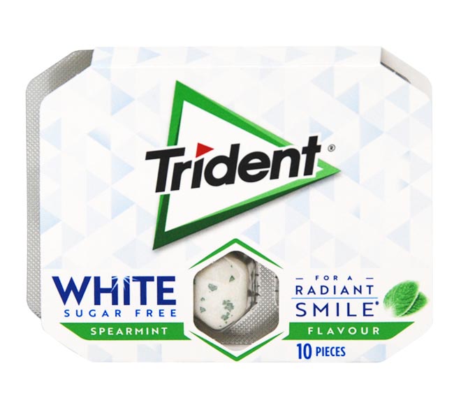 gum TRIDENT White spearmint sugar free 17g