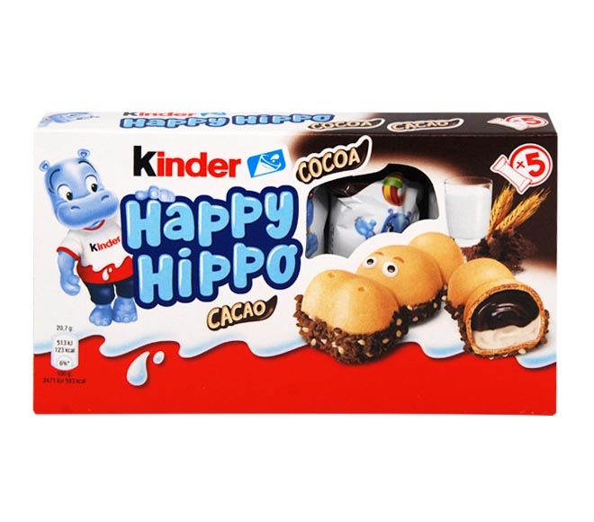 KINDER Happy Hippo 5pcs 103.5g – with cocoa