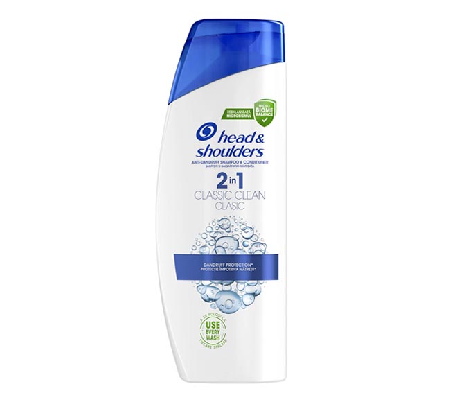 HEAD & SHOULDERS 2 in 1 shampoo & conditioner 330ml – Classic Clean