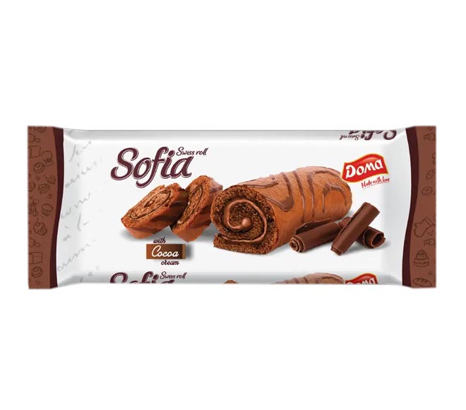 DOMA Sofia Swiss roll 200g – Cocoa Cream