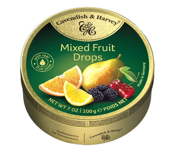 sweets CAVENDISH & HARVEY drops 175g – Mixed Fruits