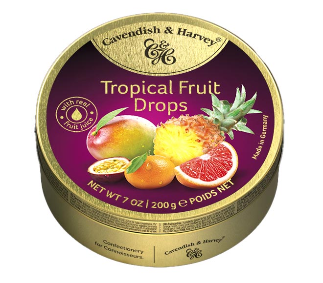 sweets CAVENDISH & HARVEY drops 175g – Tropical Fruits