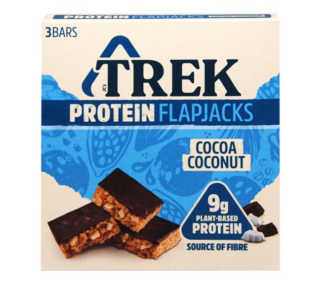 TREK bar Protein Flapjacks 3x50g – Cocoa Coconut