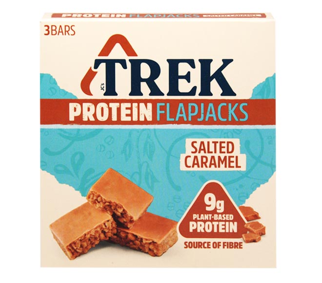 TREK bar Protein Flapjacks 3x50g – Salted Caramel