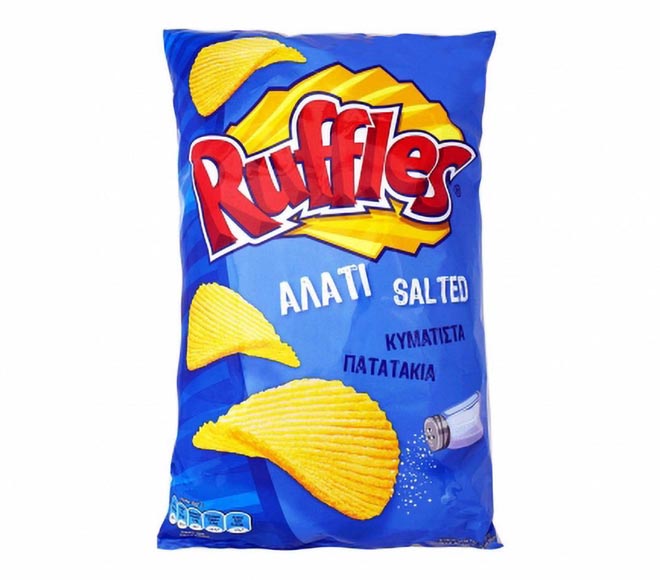 RUFFLES potato chips 150g – salted