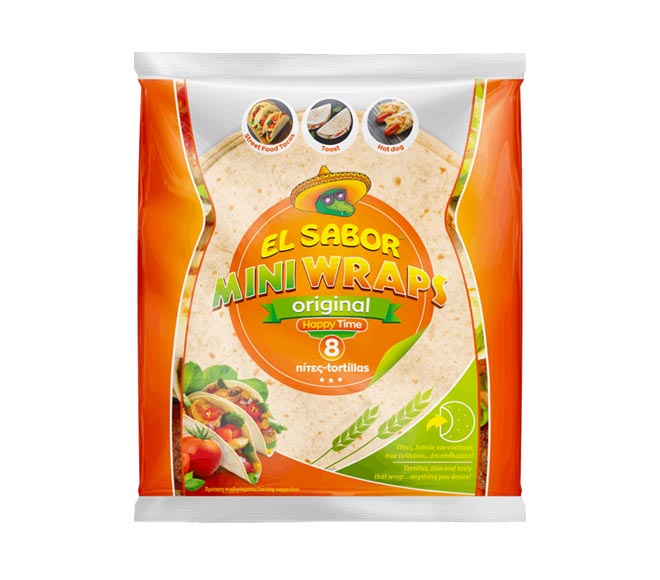 EL SABOR mini flour tortillas 144g 8pcs (13cm)