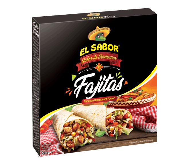 El SABOR Mexican Restaurant Fajitas Kit 505g