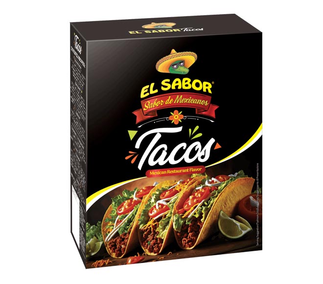 El SABOR Mexican Restaurant Tacos Kit 335g