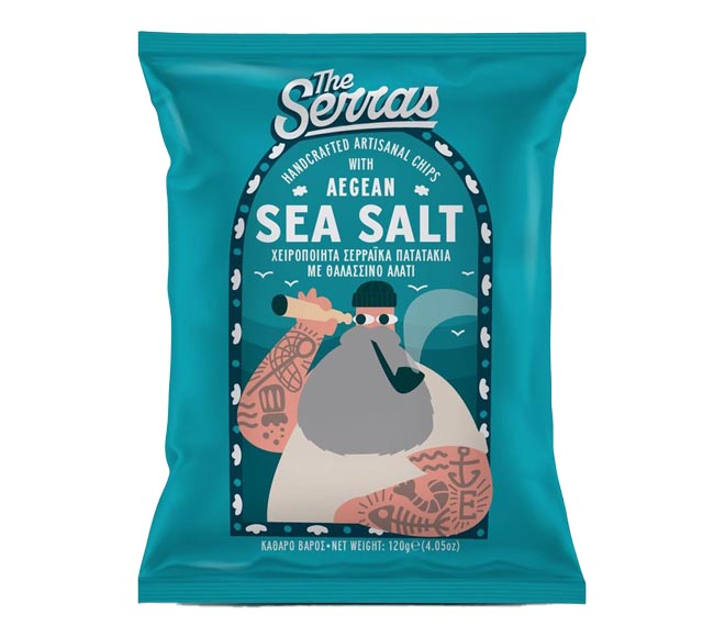 THE SERRAS handcrafted artisanal chips 120g – Sea Salt