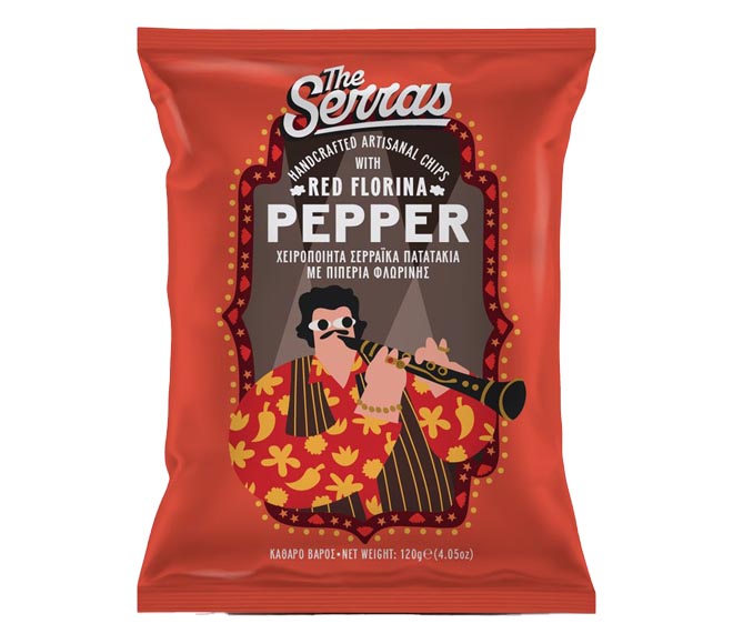 THE SERRAS handcrafted artisanal chips 120g – Red Florina Pepper