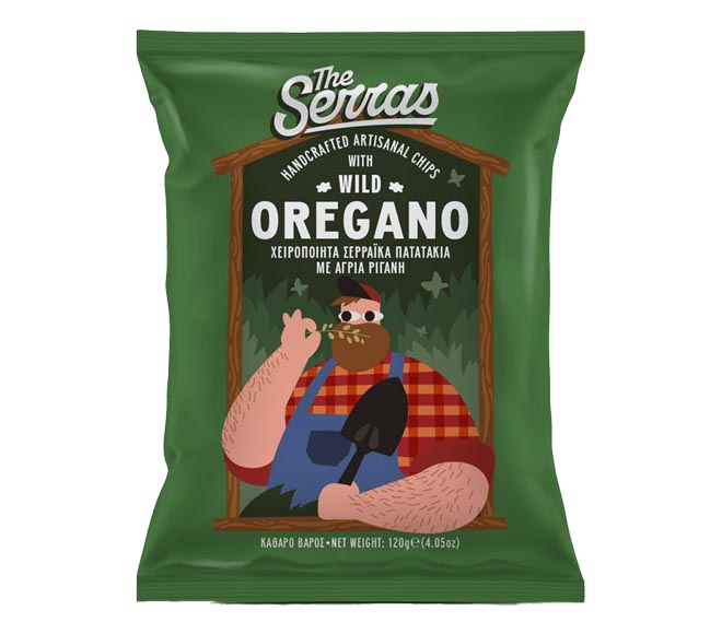 THE SERRAS handcrafted artisanal chips 120g – Oregano